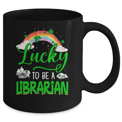 Lucky To Be A Librarian School St Patricks Day Mug | teecentury