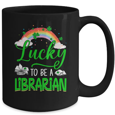 Lucky To Be A Librarian School St Patricks Day Mug | teecentury