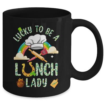 Lucky To Be A Lunch Lady St Patricks Day Mug | teecentury