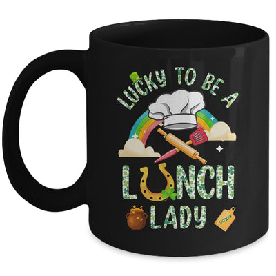 Lucky To Be A Lunch Lady St Patricks Day Mug | teecentury