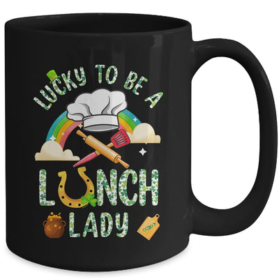 Lucky To Be A Lunch Lady St Patricks Day Mug | teecentury