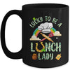 Lucky To Be A Lunch Lady St Patricks Day Mug | teecentury