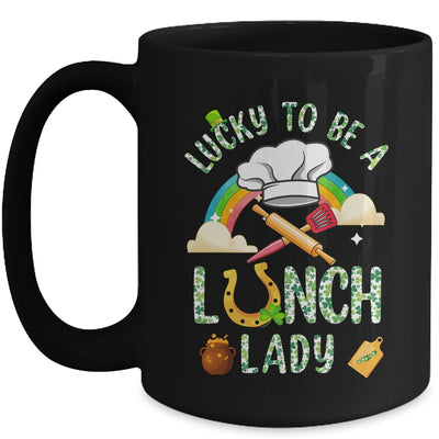 Lucky To Be A Lunch Lady St Patricks Day Mug | teecentury