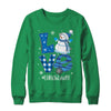 Lunch Lady Love Snowman Xmas Women Winter Season Christmas Shirt & Sweatshirt | teecentury