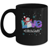 Lunch Lady School Love Snowman Winter Season Christmas Mug | teecentury