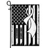 Lung Cancer Awareness America Flag White Ribbon Flag | Teecentury.com