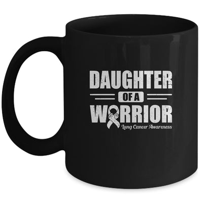 Lung Cancer Awareness Daughter Of Warrior Green Gift Coffee Mug | Teecentury.com