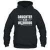 Lung Cancer Awareness Daughter Of Warrior Green Gift T-Shirt & Hoodie | Teecentury.com