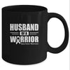 Lung Cancer Awareness Husband Of Warrior Green Gift Coffee Mug | Teecentury.com
