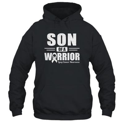 Lung Cancer Awareness Son Of Warrior Green Gift T-Shirt & Hoodie | Teecentury.com