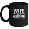 Lung Cancer Awareness Wife Of Warrior Green Gift Coffee Mug | Teecentury.com