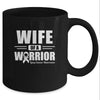 Lung Cancer Awareness Wife Of Warrior Green Gift Coffee Mug | Teecentury.com