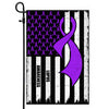 Lupus Awareness America Flag Purple Ribbon Flag | Teecentury.com