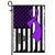 Lupus Awareness America Flag Purple Ribbon Flag | Teecentury.com