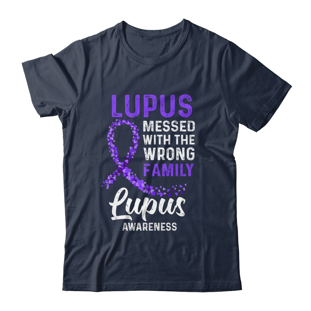 Lupus Awareness Messed With The Wrong Family Support T-Shirt & Hoodie | Teecentury.com