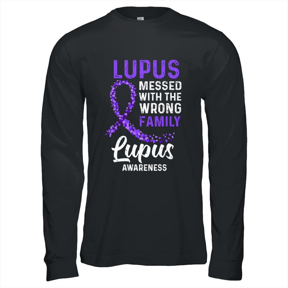 Lupus Awareness Messed With The Wrong Family Support T-Shirt & Hoodie | Teecentury.com