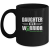Lymphoma Awareness Daughter Of Warrior Green Gift Coffee Mug | Teecentury.com