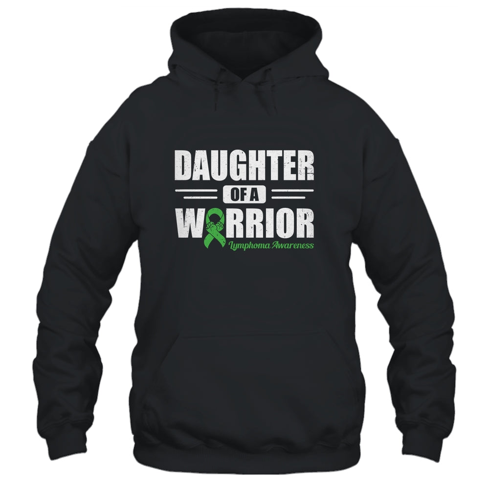 Lymphoma Awareness Daughter Of Warrior Green Gift T-Shirt & Hoodie | Teecentury.com