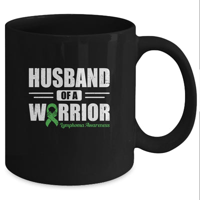 Lymphoma Awareness Husband Of Warrior Green Gift Coffee Mug | Teecentury.com