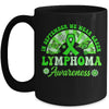 Lymphoma Awareness In September We Wear Green Groovy Mug | teecentury