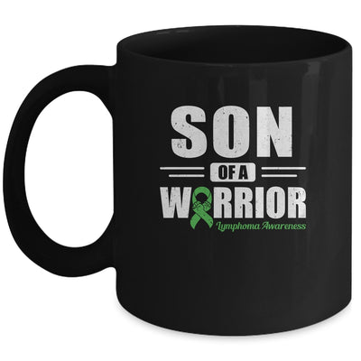 Lymphoma Awareness Son Of Warrior Green Gift Coffee Mug | Teecentury.com