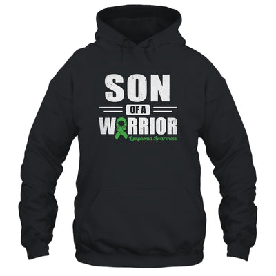 Lymphoma Awareness Son Of Warrior Green Gift T-Shirt & Hoodie | Teecentury.com
