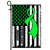 Lymphoma Cancer Awareness America Flag Green Ribbon Flag | Teecentury.com