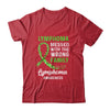 Lymphoma Cancer Awareness Messed With The Wrong Family Support T-Shirt & Hoodie | Teecentury.com