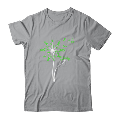 Lymphoma Liver Cirrhosis Awareness Dandelion Green Ribbon T-Shirt & Tank Top | Teecentury.com