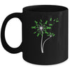 Lymphoma Liver Cirrhosis Awareness Dandelion Green Ribbon Mug Coffee Mug | Teecentury.com