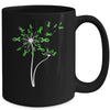 Lymphoma Liver Cirrhosis Awareness Dandelion Green Ribbon Mug Coffee Mug | Teecentury.com