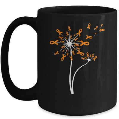 MS Leukemia Kidney Awareness Dandelion Orange Ribbon Mug Coffee Mug | Teecentury.com