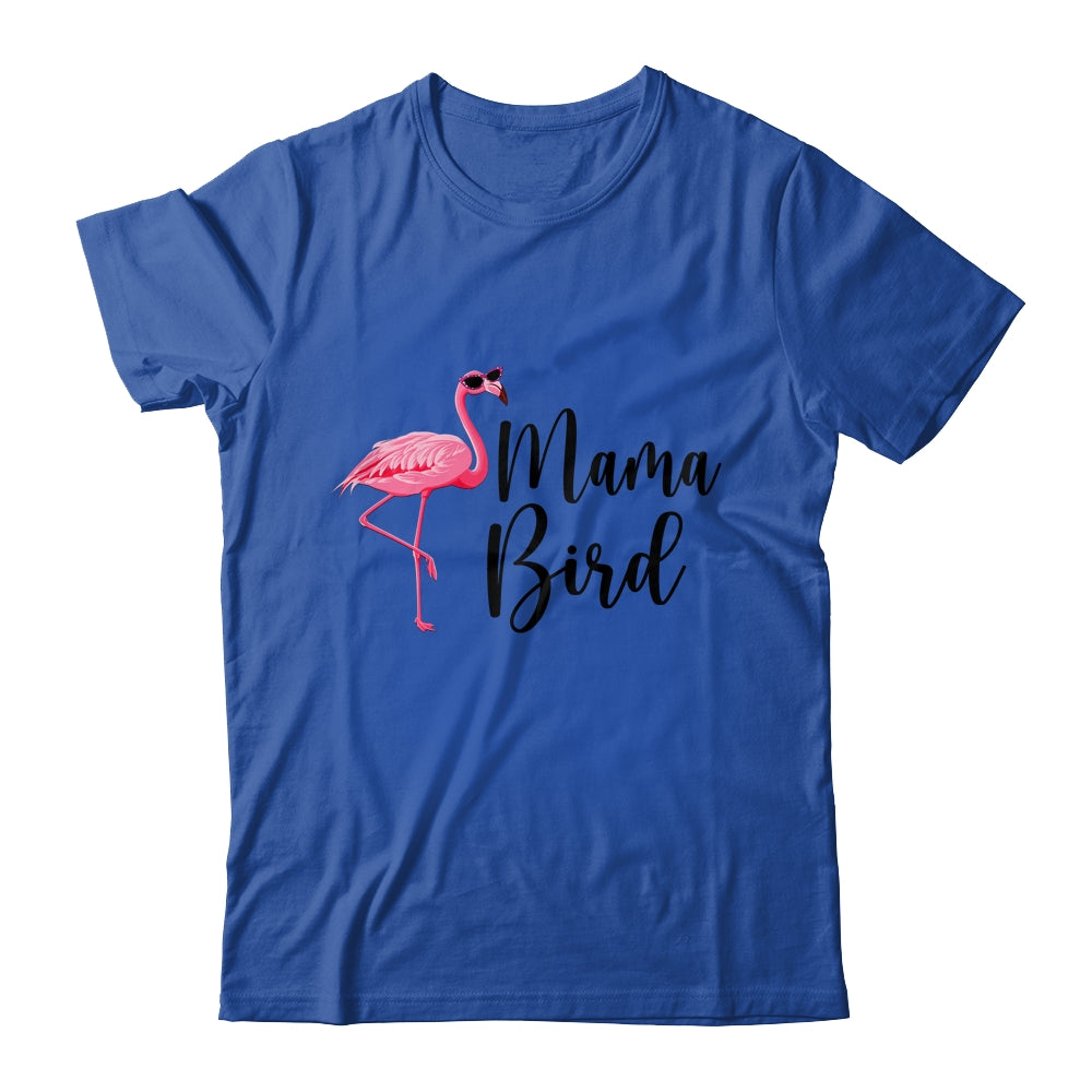 Mama Bird Flamingo Mommy Cute Flower Flamingo Gifts T-Shirt & Tank Top | Teecentury.com