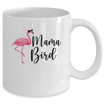 Mama Bird Flamingo Mommy Cute Flower Flamingo Gifts Mug Coffee Mug | Teecentury.com