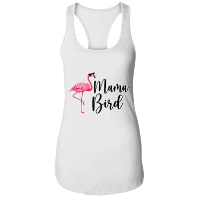 Mama Bird Flamingo Mommy Cute Flower Flamingo Gifts T-Shirt & Tank Top | Teecentury.com