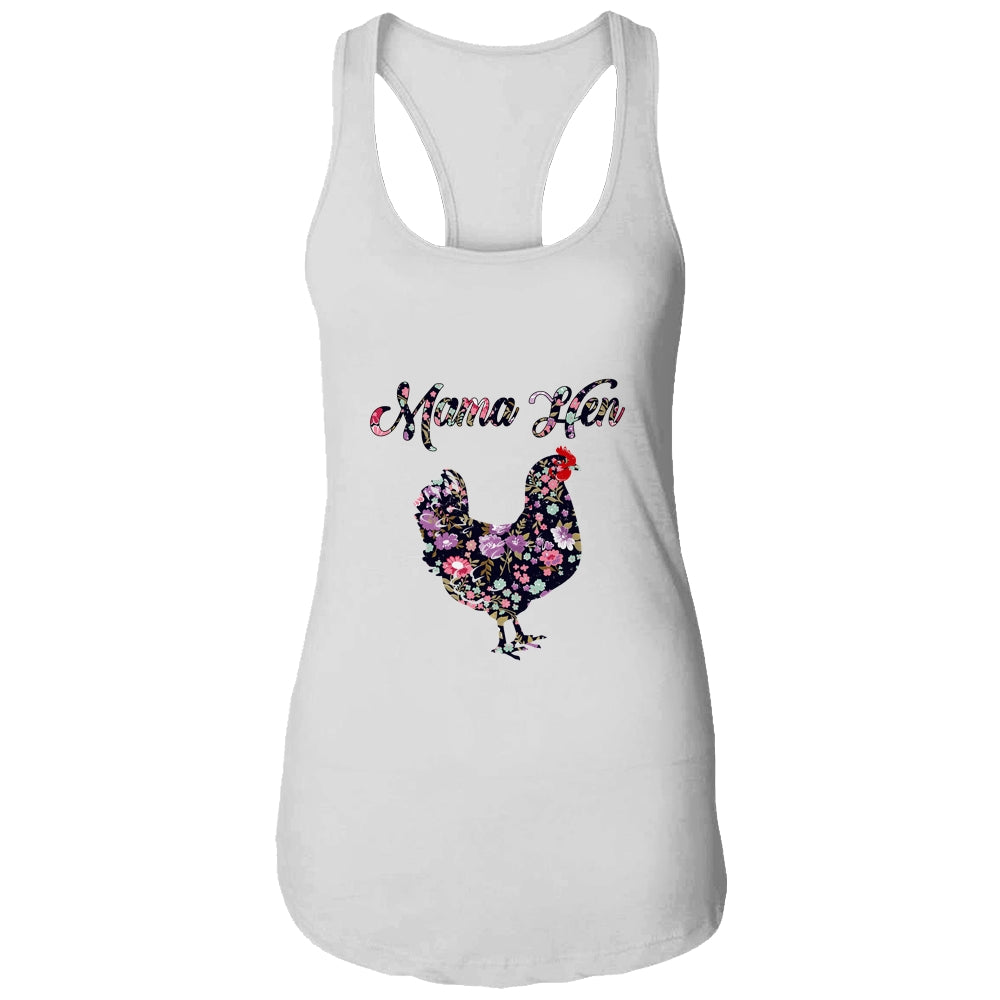 Mama Hen Funny Mother's Day Chicken Mom Farmer Farm Gift T-Shirt & Tank Top | Teecentury.com