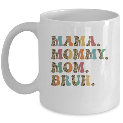 Mama Mommy Mom Bruh For Mom Life Retro Mother's Day Mug | teecentury