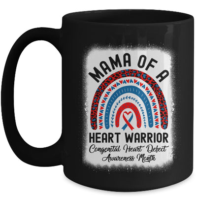 Mama Of A Warrior CHD Congenital Heart Defect Awareness Month Mug | teecentury