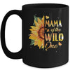 Mama Of The Wild One 1st Birthday Sunflower Mug Coffee Mug | Teecentury.com