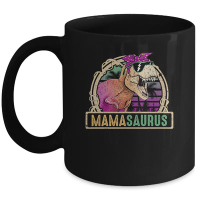 Mama Saurus Mamasaurus T Rex Dinosaur Family Matching Mug Coffee Mug | Teecentury.com