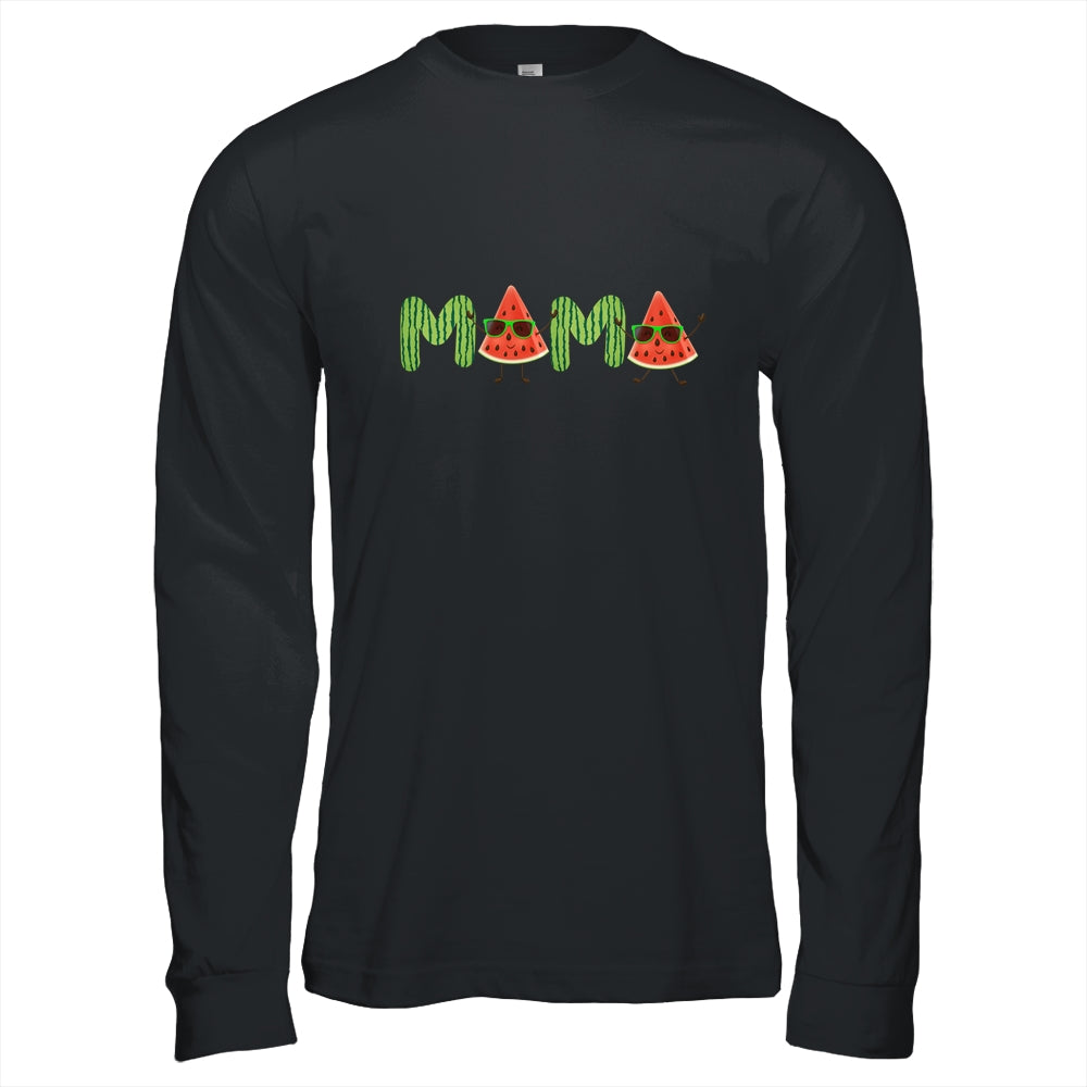 Mama Watermelon Funny Summer Fruit Mom Mother's Day T-Shirt & Hoodie | Teecentury.com