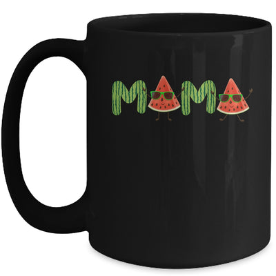 Mama Watermelon Funny Summer Fruit Mom Mother's Day Mug Coffee Mug | Teecentury.com