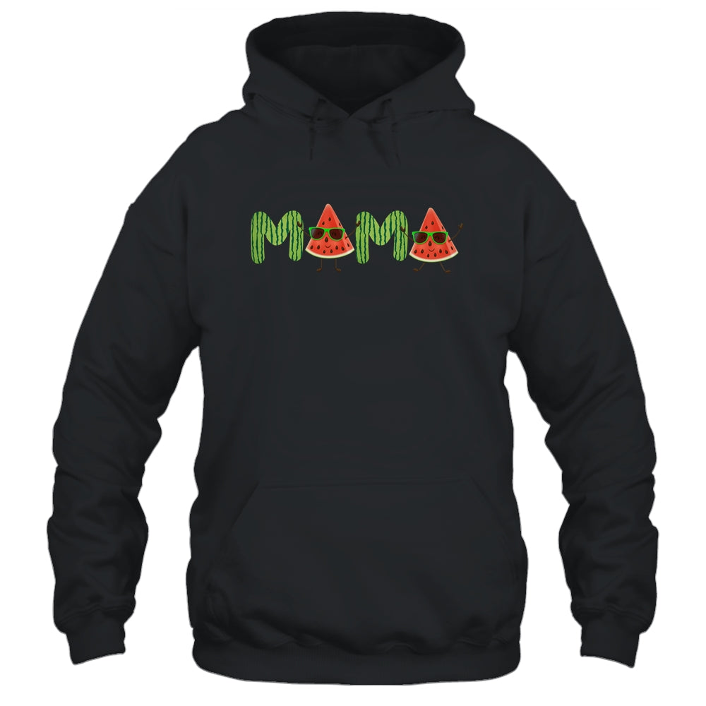 Mama Watermelon Funny Summer Fruit Mom Mother's Day T-Shirt & Hoodie | Teecentury.com