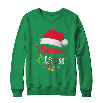 Mamaw Claus Santa Christmas Matching Family Pajama Funny T-Shirt & Sweatshirt | Teecentury.com