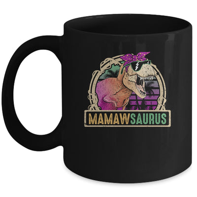 Mamaw Saurus Mamawsaurus T Rex Dinosaur Family Matching Mug Coffee Mug | Teecentury.com