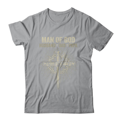 Man Of God Husband Dad Papa Fathers Day T-Shirt & Hoodie | Teecentury.com