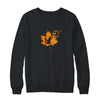Maple Cat Leaf Fall Hello Autumn Funny Cat Kitten Lover T-Shirt & Sweatshirt | Teecentury.com