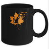 Maple Cat Leaf Fall Hello Autumn Funny Cat Kitten Lover Mug Coffee Mug | Teecentury.com