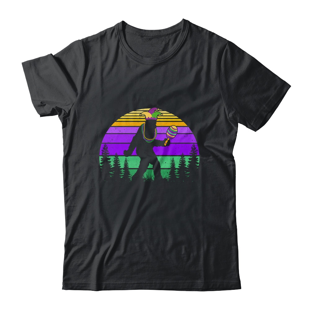 Mardi Gras Carnival Bigfoot Festival Party T-Shirt & Hoodie | Teecentury.com