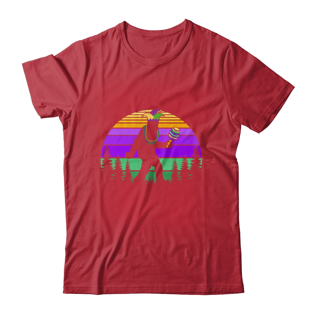 Mardi Gras Carnival Bigfoot Festival Party T-Shirt & Hoodie | Teecentury.com
